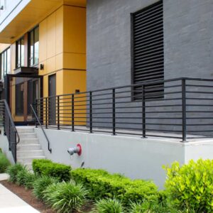 Horizontal railings