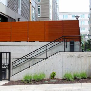 Fence and enclosure for apartment community in Redmond